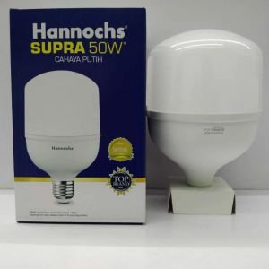 Hannochs Supra Bohlam Bola Lampu LED 50 Watt Cahaya Putih Terang