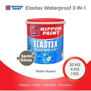 CAT TEMBOK NIPPON ELASTEX 1KG GENTENG DINDING PELAPIS ANTI BOCOR