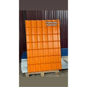 Genteng Upvc / Genteng Asa / Atap Upvc Jawara Orange