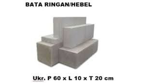  Bata Ringan / Hebel – 60 x 20 x 10 cm